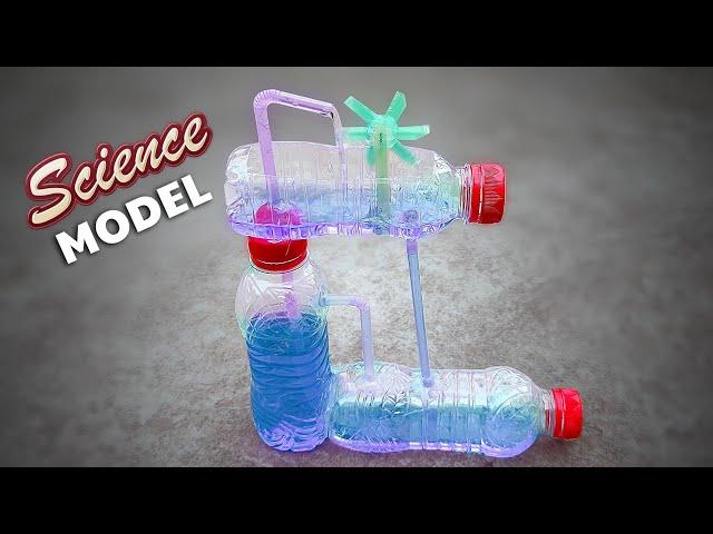 Make a Non-Stop Heron's Fountain | DIY fountain flows without electricity | Science Model