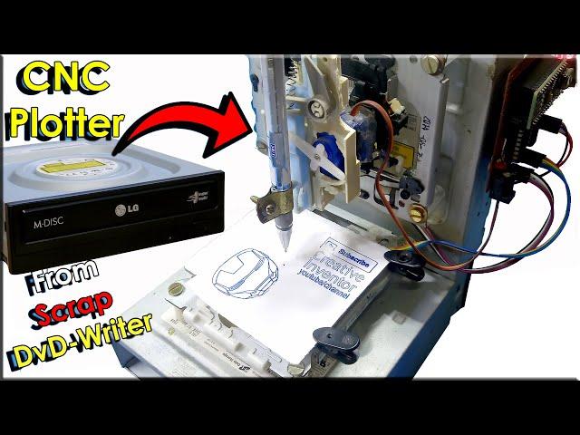 How To Make CNC Plotter Machine | DIY Drawing Machine, Homework Making Machine | Arduino CNC Plotter