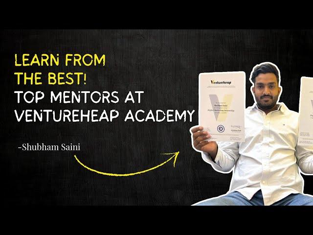 Digital Marketing Course Review By Shubham Saini| Ventureheap Academy