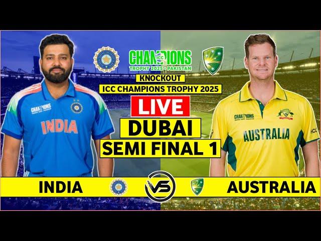 ICC Champions Trophy Semi Final Live: India vs Australia Live | IND vs AUS Live Scores & Commentary