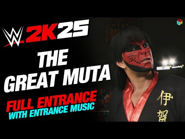 THE GREAT MUTA WWE 2K25 ENTRANCE - #WWE2K25 THE GREAT MUTA WITH MUSIC