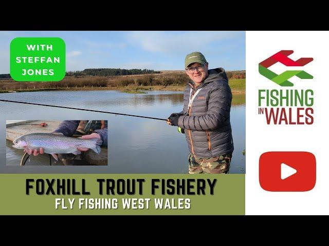 FLY FISHING in West Wales - FOXHILL Trout Fishery Pembrokeshire - HOW TO fish a NEW Trout Lake