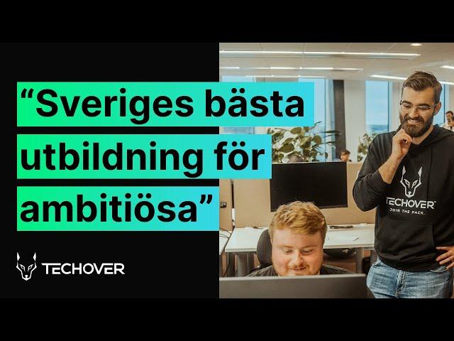 Sveriges bästa utbildning för ambitiösa - Techover Academy | Bli utvecklare på 4 månader