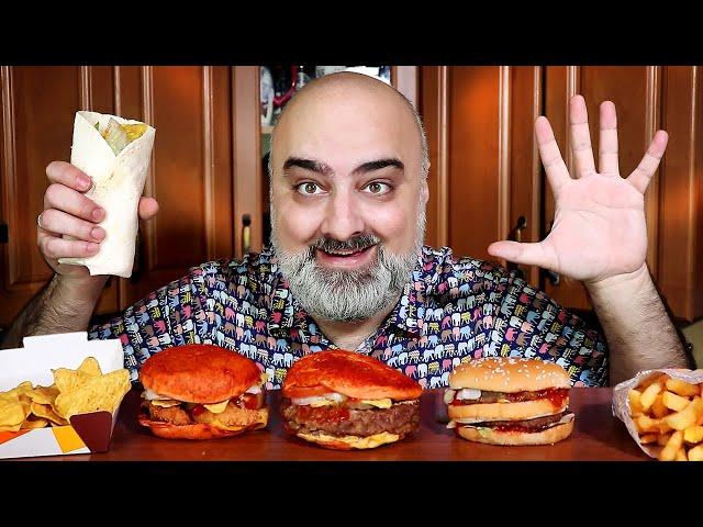 САМЫЙ СОЧНЫЙ ИЗ B&K!!! ПОЕДАНИЕ МЛАДЕНЦЕВ и НОВИНКИ BURGER KING | Жру.ру#296 | MUKBANG | ASMR