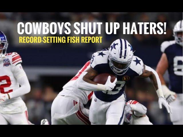 #Cowboys Shut Up Haters! Record-Setting Fish Report