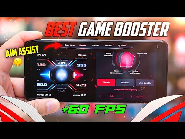 Best game booster for android with Aim Assist | best 60 FPS gaming experience