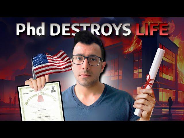 How PhD can Destroy your Career! Dark Side! 