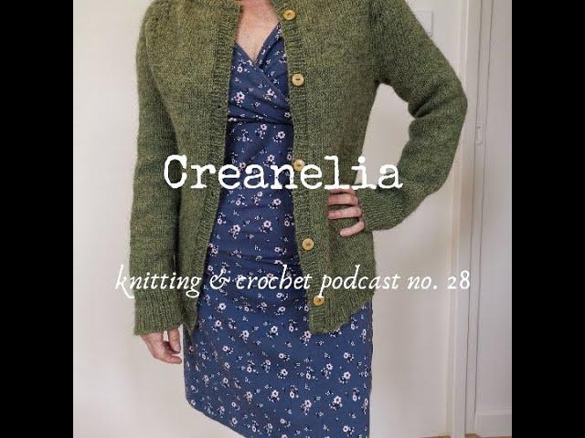 Creanelia knitting & crochet podcast no.28 EN | Tresse sweater, Felix cardigan, socks , vlog Germany