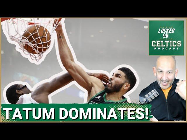 Jayson Tatum DOMINATES in Boston Celtics blowout win over Chicago Bulls