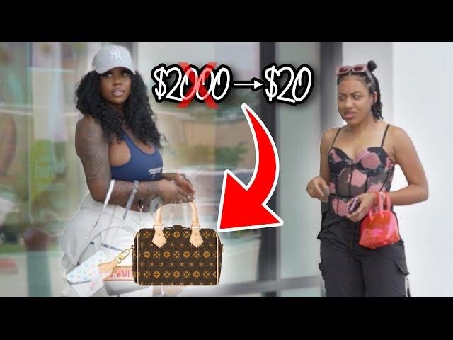 SELLING FAKE DESIGNER BAGS IN THE H00D !!!