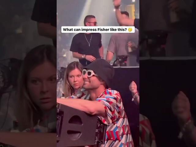 When Fisher is as hyped as the crowd, you know Grodo is #fisher #gordo #techno