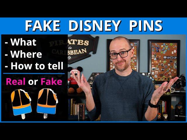 Fake Disney Pins | What they are | How to tell a fake from a real pin | Side by side comparisons