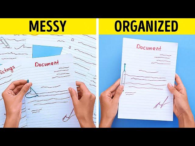 Smart Hacks And Crafts For Organized Life! 