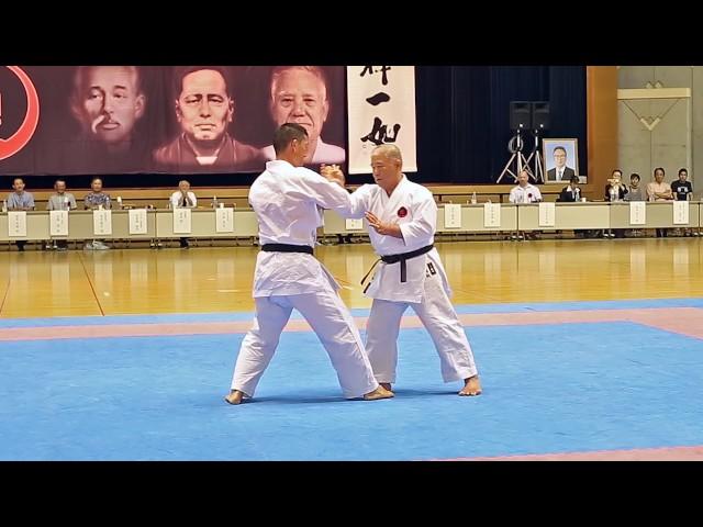 IOGKF World Budosai 2016 - Sensei Morio Higaonna and Sensei Tetsuji Nakamura. Kakie.