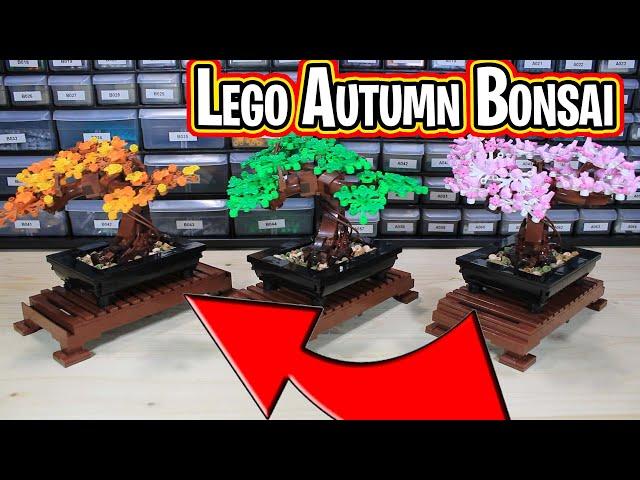 Autumn Bonsai Moc / 10281 Creator Bonsai Tree / Making 4 Seasons