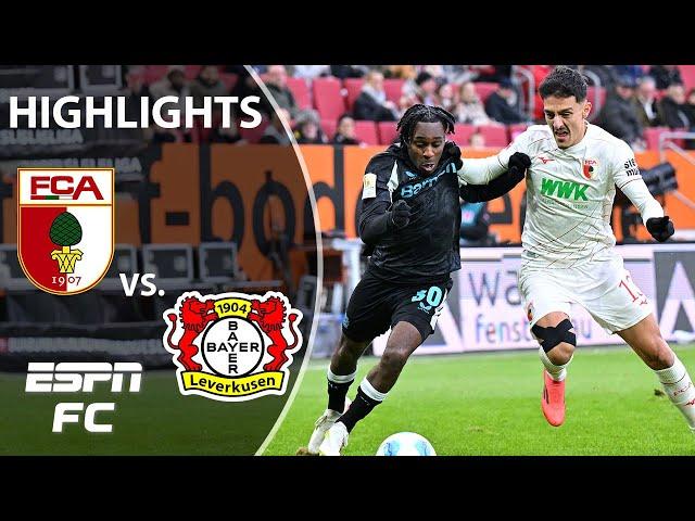  CONTROVERSIAL OFFSIDE!?  FC Augsburg vs. Bayer Leverkusen | Bundesliga Highlights | ESPN FC