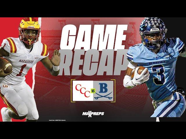 Clearwater Central Catholic UPSETS No. 23 NATIONALLY ranked Berkeley Prep