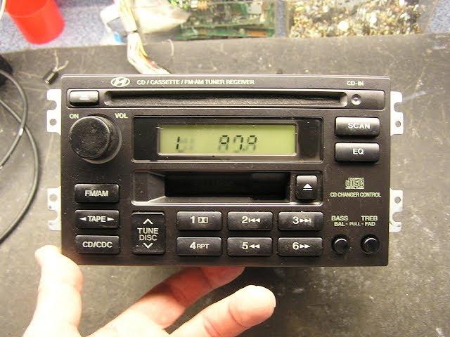 Hyundai Sonata Display Missing Segments Radio Repair = Car Stereo HELP