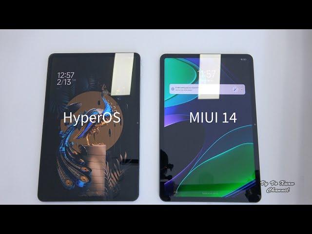 Xiaomi Pad 6 : what's the difference between HyperOS and MIUI 14