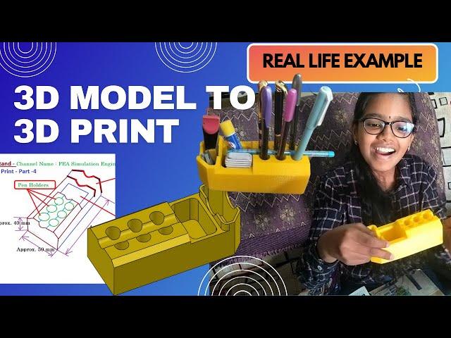 3D Model To print Part 4 - Real Life Example