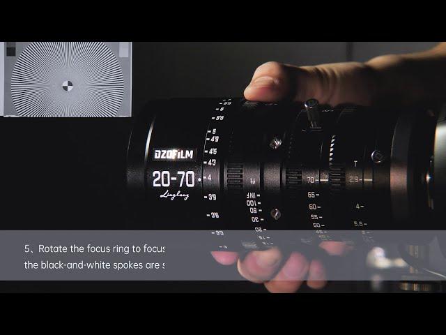 How to Adjust Back Focus of DZOFILM Linglung Lenses