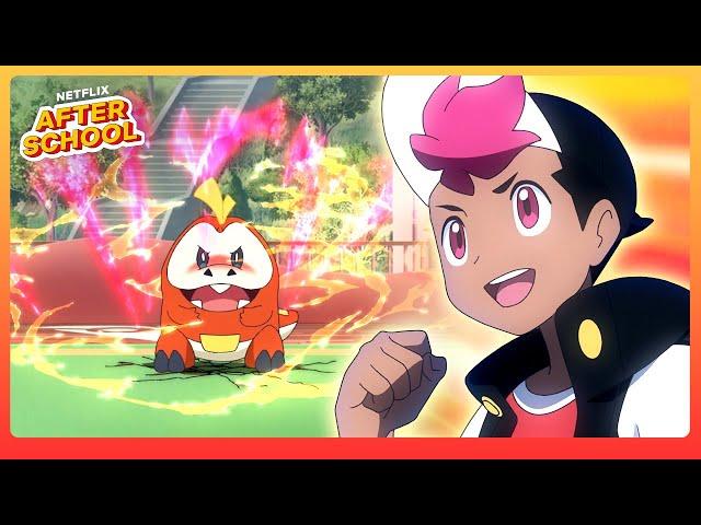 Roy & Fuecoco  Pokémon Horizons: The Series | Netflix After School