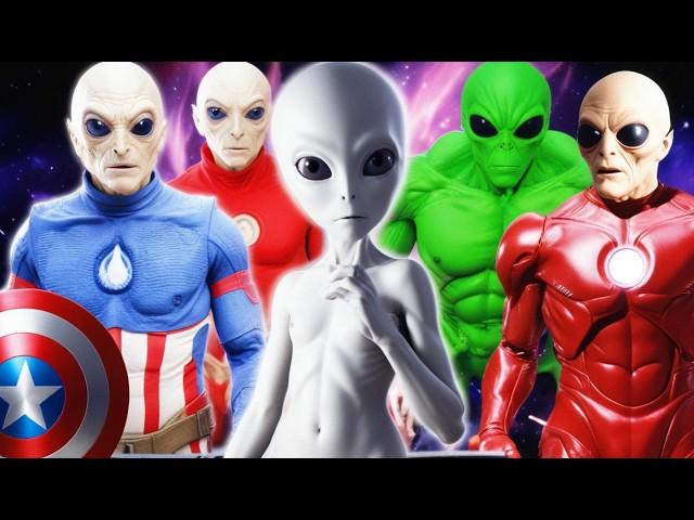 Alien Superheroes - Hide and Seek!