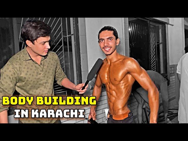 BODY BUILDING IN KARACHI | ROAD PHATEEK | SALMAN SAIF