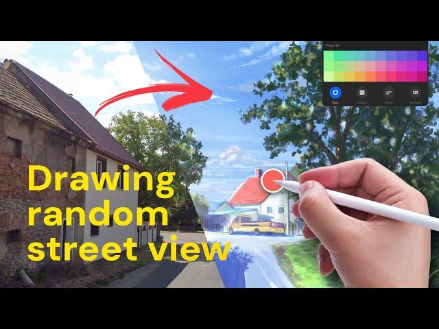 Turning random street view places into an anime illustration | Episode 02