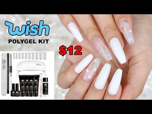 Testing A $12 Polygel Kit From Wish  | TINA TRIES IT