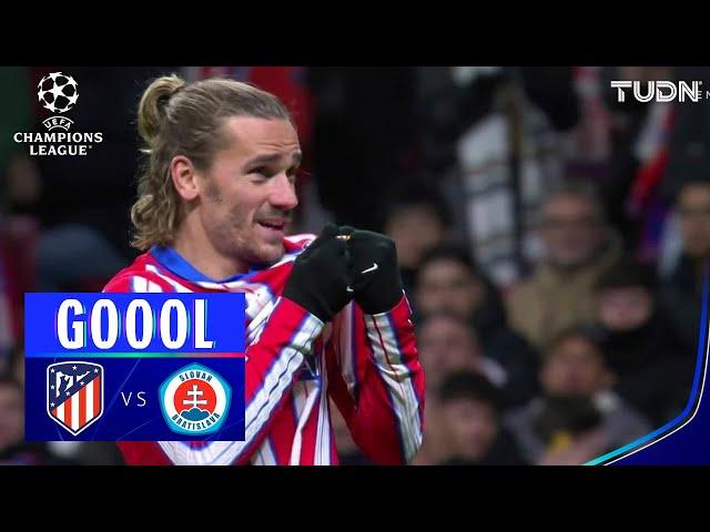 ¡DOBLETE! Griezmann la empuja | Atlético Madrid 3-1 Slovan Bratislava | UEFA Champions League 24/25