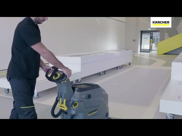 How to use the Kärcher BD 43/25 C Bp scrubber drier