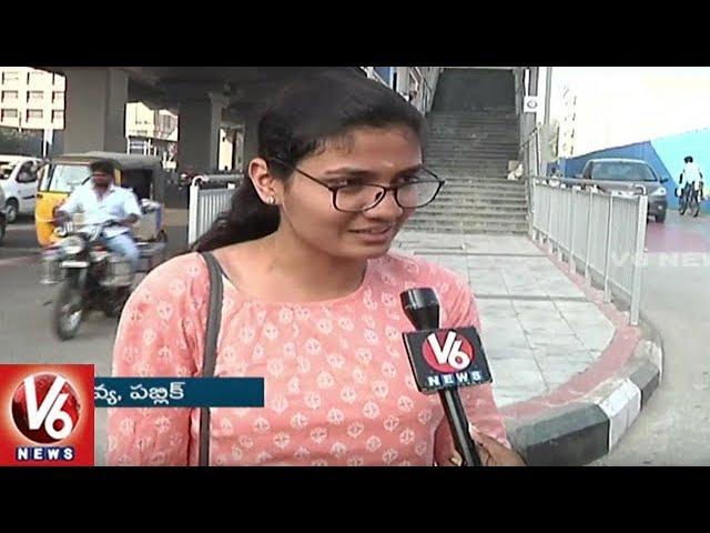 Footpath Encroachment | Hyderabad City People Face Problems Due To Lack Of Footpaths | V6 News