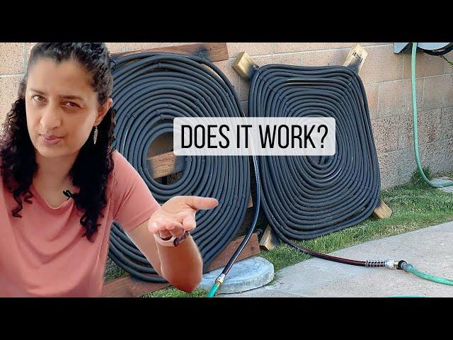 DIY Solar Pool Heater - Simple & Easy Design - Did it work? | Anika's DIY Life