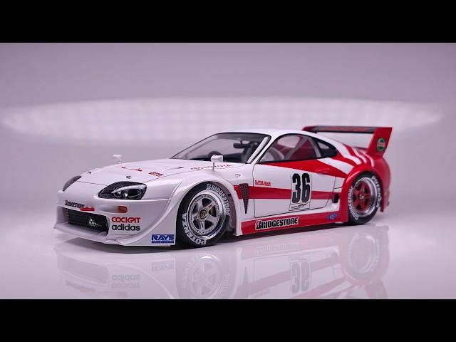 Toyota Supra GT by Tamiya: Building The JDM Scale Car  Full Build 1/24 model kit