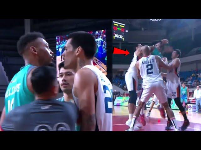 Jonathan Williams & Raymond Almazan goes Face to Face after Playoff Foul by Almazan