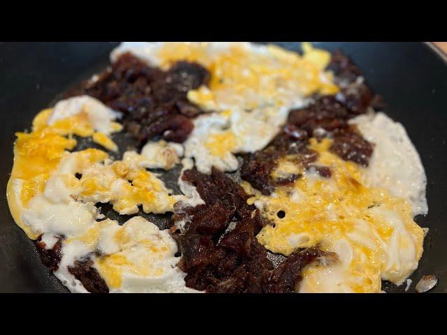 How to make date omelette | sweet omelette with date and egg