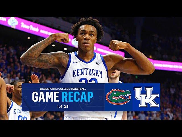 No. 10 Kentucky OUTLASTS No. 6 Florida at home | Game Recap