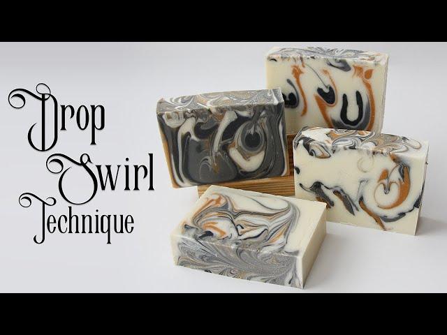 Tutorial: Drop Swirl Technique for Cold Process Soap (Traditional, Layered, and Thin Line)