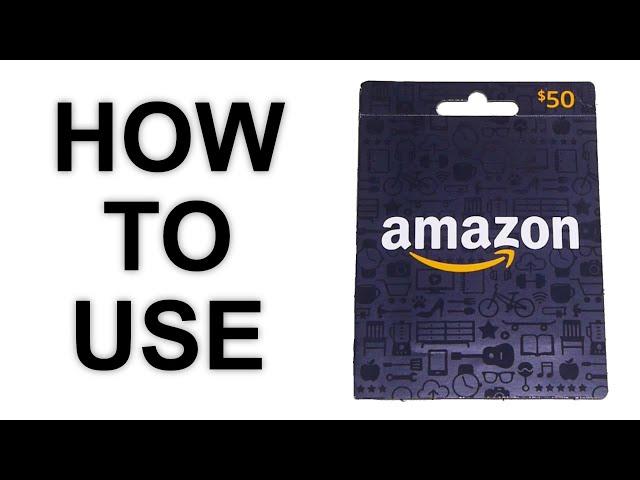 How To Use An Amazon Gift Card | Can't Find Claim Code