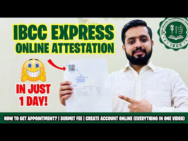 IBCC Express Documents Attestation Process Online (Fees, Appointment Booking, Requirements)