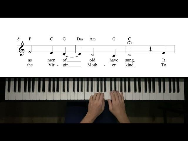 Lo, How A Rose E'er Blooming - Lead Sheet Improvised Arrangement - 3675 pts