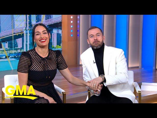 Nikki Bella and Artem Chigvintsev talk 'Nikki Bella Says I Do' l GMA