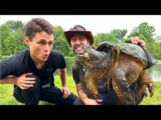 I CAUGHT A MUD DRAGON (With Coyote Peterson)!