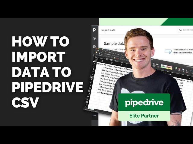 How to import data to Pipedrive via CSV