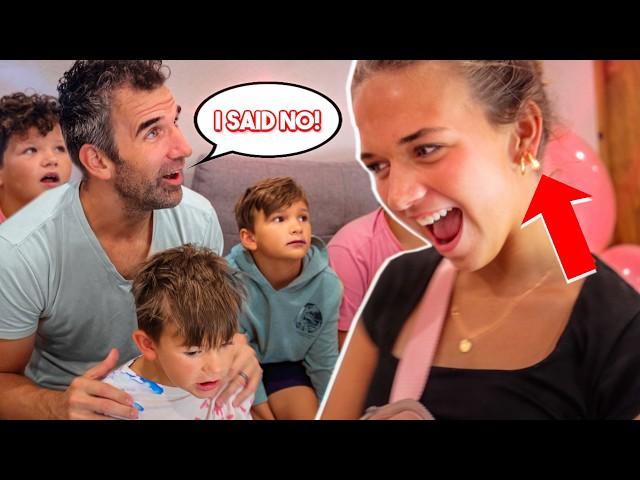 She got another piercing?! | 15th Birthday Shocked Dad…