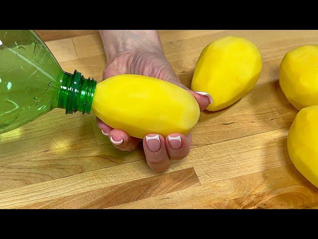 I don't just fry potatoes! A new empty bottle trick is taking over the world! Delicious!