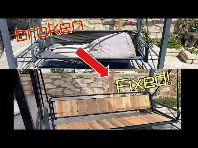 We BROKE our swing! | This is how I FIXED it!