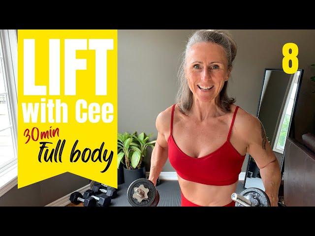 Get Strong In 30! Full Body Dumbbell Workout For Muscle Gain