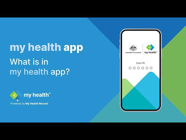 my health app – what is in my health app?